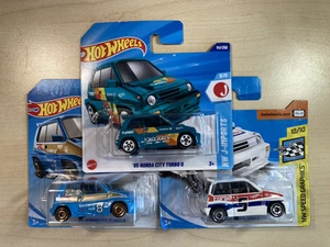 Hot wheels bundle x3 Honda City Turbo collection includes new 2025 Treasure Hunt - Picture 1 of 8