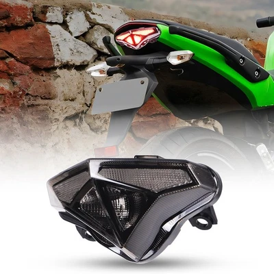DOT LED Tail Light Integrated Turn Signals Fit For Kawasaki 2012-2016 Ninja 650 - Image 1 of 4