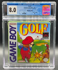 Golf Nintendo Game Boy Factory Sealed Brand New CGC 8.5 A+ Graded