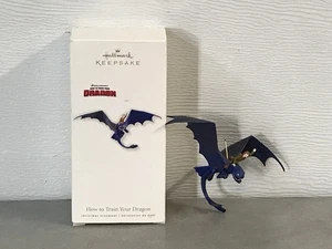 2010 How to Train Your Dragon Hallmark Keepsake Toothless and Hiccup W/ Box - Picture 1 of 9