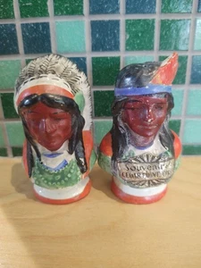 VINTAGE INDISCHE SALZ- UND PFEFFERSTREUER Hergestellt in Japan Zedernspitze Souvenir  - Bild 1 von 7