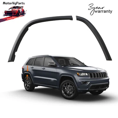 2PCS Rear Right Side Wheel Arch Trim Molding For 2011-2021 Jeep Grand Cherokee - Image 1 of 4