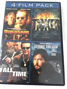 4 Film Pack Quicksand, Ticker, Fall Time & Beyond The Law on 4 discs - Picture 1 of 2