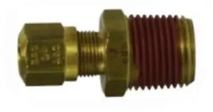 3/8T X 3/8 MP DOT Male NTA Connector QTY 2 - Picture 1 of 1