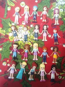 Lego Friends Minifigure Lot OF 5 100% Genuine Lego Figures Great Condition USED - Picture 1 of 1