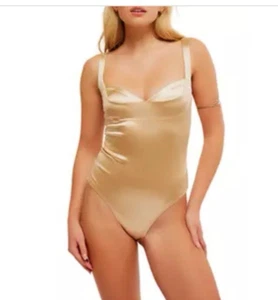 Body para mujer Intimately Free People S Latte dorado casino anochecer a amanecer - Imagen 1 de 14