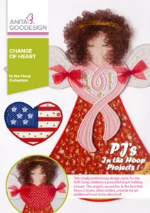 Anita Goodesign Embroidery Machine Design CD CHANGE OF HEART - Picture 1 of 2