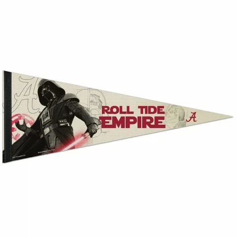 ALABAMA CRIMSON TIDE STAR WARS DARTH VADER PREMIUM PENNANT 12"X30" BANNER Cover