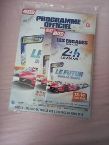 24 hours Le Mans, 2015, Official Programme, Info Guide, Entry List Poster Sealed - Picture 1 of 2