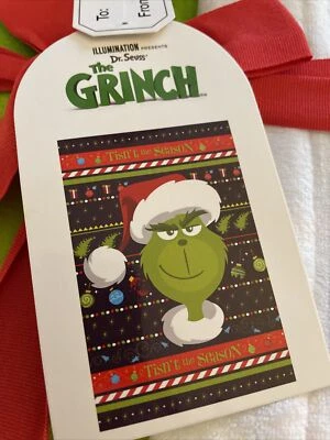 "Manta de felpa Dr Seuss The Grinch Navidad corazón frío 60 X 90"" nueva" Foto 1 de 2