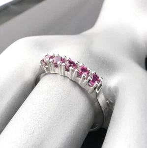 Wunderbarer Gold-Ring 585 14K mit RUBIN 0.30 ct. in edlem 1/3 Memory-DESIGN* - Bild 1 von 4