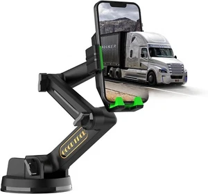 Support Téléphone Camion, Support Téléphone Résistant pour Camion Tableau de Bord Pare-Brise... - Photo 1 sur 6