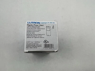 Lutron LRF2-OKLB-P-WH NIB Radio Powr Savr See Pics #C9 - Image 1 of 2
