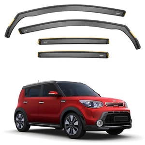 ISPEED Wind Deflectors for Kia Soul MK2 2014-2019 4pc Set Visors Accessories - Picture 1 of 10