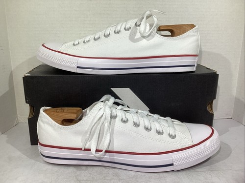 Sneakers basse Converse donna taglia 11 5 EU 43 tela bianca All Star OX AJ 783