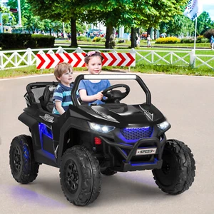 12V 2-Seater Kids Ride On UTV RC Electric Vehicle Suspension w/ Lights & Music - Picture 1 of 10