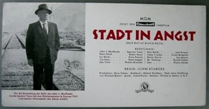 Einladung zur Uraufführung "Stadt in Angst" 1955 (65078) - Bild 1 von 2