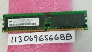 1GB PC2 PC DDR2 DDR PC2-3200R DDR2-400 3200 400 240PIN ECC-REG 64x8 2RX8 - Picture 1 of 1