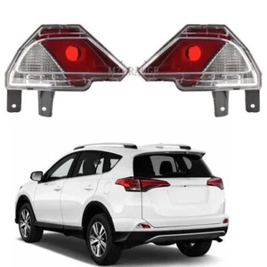Pair Left&Right Rear Bumper Reflector Light Lamp For Toyota RAV4 2016-2018 2PCS - Picture 1 of 12