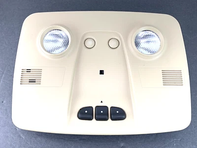 GMC Acadia 2007-2012 domo superior luz mapa lámpara consola panel BEIGE OEM Foto 1 de 4
