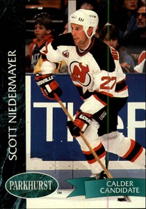 1992-93 Parkhurst Devils Hockey Card #95 Scott Niedermayer