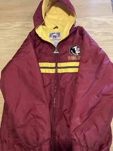 VTG FSU Full Zip Jacket Genuine Stuff Collegiate Men’s Size XL - Picture 1 of 5