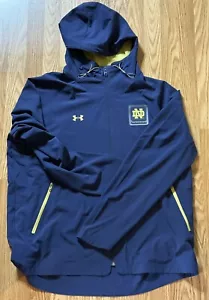 Notre Dame Football Team Issued Under Armour Storm Jacket Size Large - Picture 1 of 4