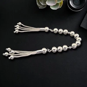 ZAZA Style Tasbih 925 Sterling Silber 11 Perlen Gebetsperle Misbaha Tesbih 501149 - Bild 1 von 6