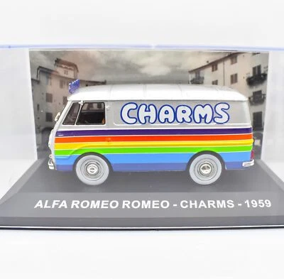 modellino auto furgone ALFA ROMEO ROMEO CHARMS veicoli pubblicitari scala 1:43 - Immagine 1 di 3