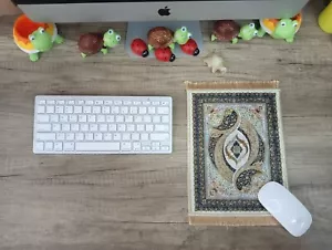 Persian Rug Mouse Mat Pad Desktop Laptop Office Handmade.Christmas gifts. - Picture 1 of 3