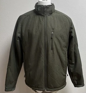 Kirkland Signature Sherpa Lined Jacket Mens Size L Green - Picture 1 of 14