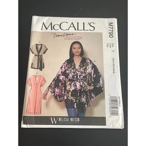 00551 - McCalls M7790 Mujer Misses Chaqueta Cinturón Kimono Bata Vestido Patrón Talla Y - Imagen 1 de 3