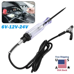 Test Light Car Circuit Tester Probe 12V 6V DC Voltage Continuity Tester Car NEW - Picture 1 of 11