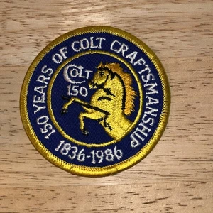 “Colt Firearms” 150th Anniversary 1836-1986 Gun Patch “New”! - Picture 1 of 2