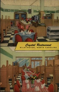 Wilmington,NC Crystal Restaurant New Hanover County North Carolina Postcard - Picture 1 of 2