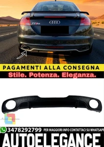 ✨Difusor Trasero Para Parachoques Audi TT 8J S-Line Coupé / Cabrio (2006–2014)✨ - Imagen 1 de 5