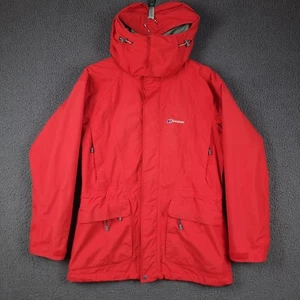 BERGHAUS Giacca Donna UK 14 Rosso Goretex Impermeabile Impermeabile Impermeabile Parka Glissade - Foto 1 di 14