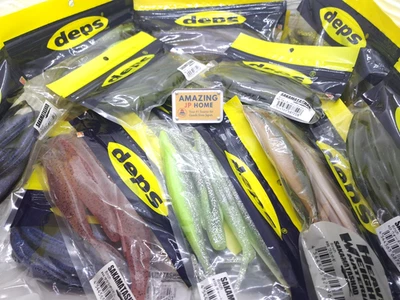 Cebo de plástico suave Deps Sakamata Shad 4,5,6,8 pulgadas (elige colores) Japón nuevo Foto 1 de 4