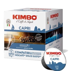 Cápsulas Café Kimbo Dolce Gusto las Maravillas de Capri Compatible Nescafe - Imagen 1 de 14