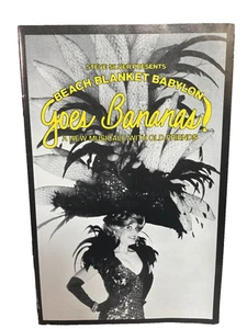 Manta de Playa Babylon Goes Bananas De Colección 1975 Programa Club Fugazi San Francisco CA - Imagen 1 de 6