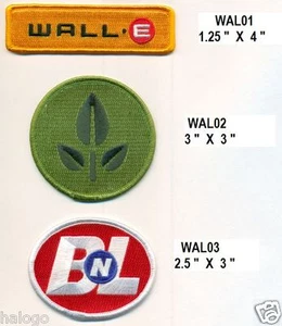 WALL: E CARTOON MOVIE PATCH SET - WAL01-03 - Picture 1 of 1