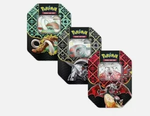 Pokemon TCG Destiny of Paldea Tris Tin Collectible ITA Italian SEALED New - Picture 1 of 1