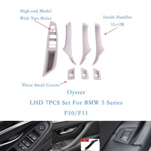 For BMW 5 Series F11 2010-17 7PCS Inner Door Pull Handle Window Lift Oyster LHD - Imagen 1 de 6