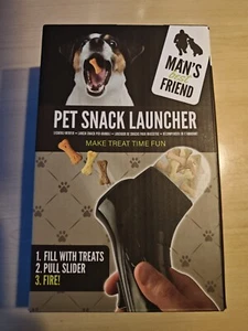 Pet Treat Launcher Dog Cat Food Snacks Thrower Catapult Tool Brand New - Picture 1 of 3