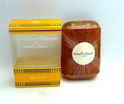 Les Notes Colorées de ROGER & GALLET MIEL DORE - Perfumed Soap Seife 100 g - Bild 1 von 3