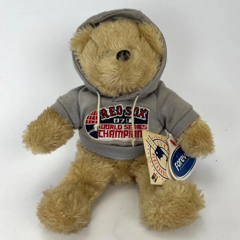 NWT Boston Red Sox 2007 World Series Champions MLB Bear Toy Hoodie Plush 8” NEW Cover