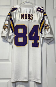 Randy Moss Authentic Reebok Minnesota Vikings Pro Cut Jersey Size 54 Stitched