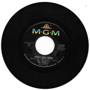 Eric Burdon & Animals: "When I Was Young" / "A Girl Named Sandoz" - VG '67 hit! - Imagen 1 de 2