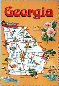 Empire State of the South Georgia Postcard DT-37045-D Unposted - Picture 1 of 2