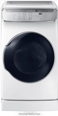 NEW Samsung FlexWash 27 Inch Gas Smart Dryer - DVG60M9900W - Image 1 of 4